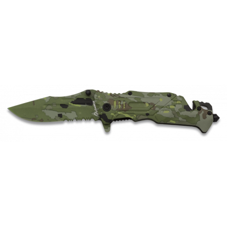 navaja Albainox camo army-ESP. H: 8.7